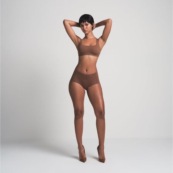 SKIMS Naked Dipped Boy Short Lot of 2 Saffron Jasper 4X - Picture 2 of 11